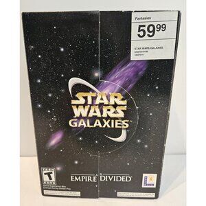 Star Wars Galaxies An Empire Divided Big Box PC CD Windows 2003 * Read